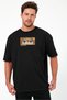 Unisex Oversize Embroidered Demon Slayer Zenitsu Anime Design 100% Cotton T-Shirt