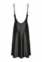 Maison Bride Rosalie 2-Piece Set - Black Satin Nightgown and Robe Set, Lace Bridal Nightgown - 6
