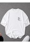 No One Is You Printed Basic Oversize T-Shirt