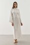 Multi-Button Linen Dress Ecru - 4