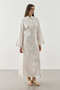 Multi-Button Linen Dress Ecru - 2