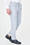 Plaid Slim Fit Classic Men's Trousers Navy Blue - 38373.26Y - 4