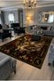 Sdt Fish Theme Patterned Modern Woven Base Decorative Carpet Mosso3376 - 3
