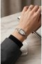 Women's Steel Watch Silver Color Old Money Vintage Rectangular Case Luxury Elegant Stylish Women's Wristwatch 2026 - 4