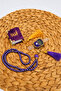 Stone Zikirmatik Pearl Prayer Beads Mini Quran Set Gift Mevlit Prayer Beads Set Purple - 2