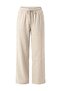 Women's Wide Leg Elastic Waist 100% Cotton Muslin Palazzo Trousers