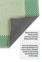 Modern Design Green Chenille Carpet Rug Runner Non-Slip Washable Kitchen Hallway Living Room - 4