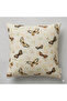 Botanika Series Butterfly Duck Fabric Throw Pillow Cover - 3