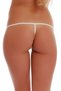 White Transparent Tulle String Thong Tm0368 - 2