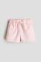 Linen-blend shorts