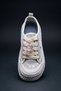 Teddy Mesh Women's White Thick Sole Teddy Bear Detailed Sports Shoes - 3