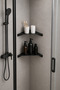 Shower Cabin Corner Shelf Set of 2 – Bathroom Organizer Shampoo Holder - 3
