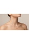 Elegant Rose Jewelry Set – Floral Pendant Necklace & Stud Earrings for Women - 4