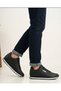 03908 Black and White Leather Daily Comfortable Orthopedic Sports Shoes