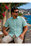 Battal Slim Fit Linen Shirt - 2