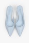 Women's Kate Baby Blue Leather Mini Heeled Stiletto - 3