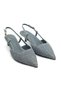 İst F80 Pointed Toe Straw Detailed Heeled Shoes - 2
