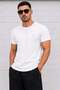 Set of 3 Crew Neck Regular Fit Modal Combed Cotton T-Shirts - 4