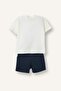 Horse Printed Short Sleeve T-Shirt Shorts 2-Piece Set Baby Boy H8282A526Hs - 4