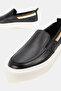 Men's Black Genuine Natural Leather Eva Sole Orthopedic Shoes - 3