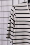 Women's Plus Size Lycra Crew Neck Striped Short Sleeve Mom T-Shirt Combed Cotton Blouse - 5