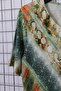 Women's Plus Size Lycra V-Neck Snake Pattern Short Sleeve Mom T-Shirt Combed Cotton Blouse - 6