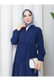 Women's Front Buttoned Modal Dress - 6