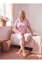 Mooda Large Size Women's Cotton Lycra Pajama Set - 2