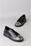 Seç 5160 genuine leather casual women's shoe black - 6