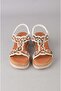 Seç 107 Genuine Leather Padded Heel Sandals (Heel Height: 5 cm) White - 2