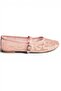 Y726864006 Pink Lace Women's Ballerinas - 4