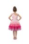 - Girls Tiered Ombre Tulle Party Dress - Hot Pink, Purple, Pink - 1Y to 6Y - 3