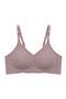 Seamless Bra - Alure |   Brown Laser Cut Seamless Women's Bra with Perforated Detail Without Underwire