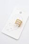 Stoned Cartilage Earrings - Gold