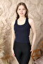 Women's Compact Combed Cotton Camisole Ribbed Tank Top Crop 95% Cotton 5% Elastane