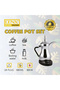 DENX DX2045 Electric Dallah Arabic Coffee Pot Set 600ml Stainless Steel Coffee & Tea Kettle 800W - 2