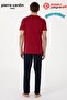 Paris Premium Men's Crew Neck Relaxed Fit Cotton Short Sleeve Casual Pajama Set - 7