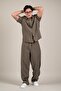 Oversize Lyocell Fabric Summer Tiril Tiril Baggy Pants and Shirt Set - 4