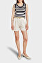 Striped Crew Neck Athlete T-Shirt Bbss26Fkt010388 - 2