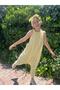 100% Organic Double Layer Muslin Girls' Shalwar Jumpsuit Yellow - 6