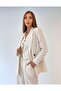 Premium Women's Striped White Jacket Vest Trousers 3-Piece Set – Modern Office Elegance - 5