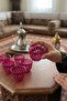 Yağmur Dekor Colorful 6-Piece Mirra – Zemzem Glass Serving Cup Set |   Presentation Cup - 2