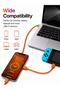 1.2m 1pcs ORANGE 60W PD Nylon Braided USB-C to USB C Fast Charger Cable For iPhone 17 16 15 /Pro Max C - 5