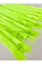 10 Pieces Neon Green Color 18 Cm, Classic Quality Zipper for Bags, Wallets, Trousers, Hobby Projects - 3