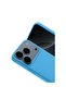 iPhone 17 Pro Compatible Nano Velvet Silicone - Blue - 3