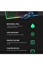 Gaming Keyboard and Mouse Combo - 104-Key Compact RGB Backlit Gaming Keyboard with Mechanical Feel - 5