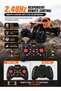 1:16 RC Climbing Car 4WD 2.4GHz Rechargeable Off Road Rock Crawler with Anti Slip Transverse Wheels Shock Suspension All Terrain RC Toy for Kids Boys Girls - 5