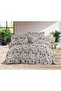 Natural Cotton Double Duvet Cover Set - 52 Thread Woven Daisy Series - 3