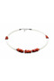 Women's Red Jasper Natural Stone Necklace – Power, Courage & Grounding Energy |   Aries Scorpio Capricorn Zodiac Sign Necklace Minimalist Boho - 4