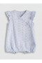 Two Mt Shop Quality Double-Breasted Collar Embroidered Brode Baby Girl Jumpsuit - 3